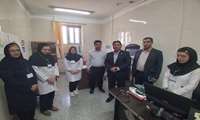 بازدید مدیریتی مدیر شبکه بهداشت  و درمان  شهرستان حاجی آباد از پایگاه های بهداشتی شهرستان
