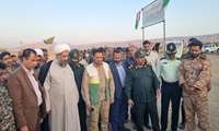حضور مدیر شبکه بهداشت و درمان شهرستان حاجی آباد در رزمایش بسیج