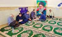 برپایی میز خدمت شبکه بهداشت و درمان شهرستان حاجی آباد در محل برگزاری نماز جمعه بخش احمدی 